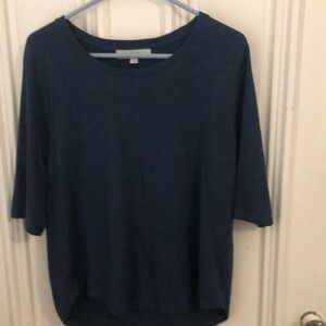 Dark Blue 3/4 Sleeve Top